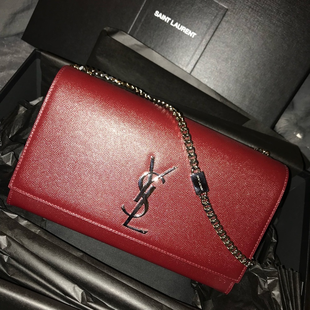 Burgundy Wine YSL Medium Kate